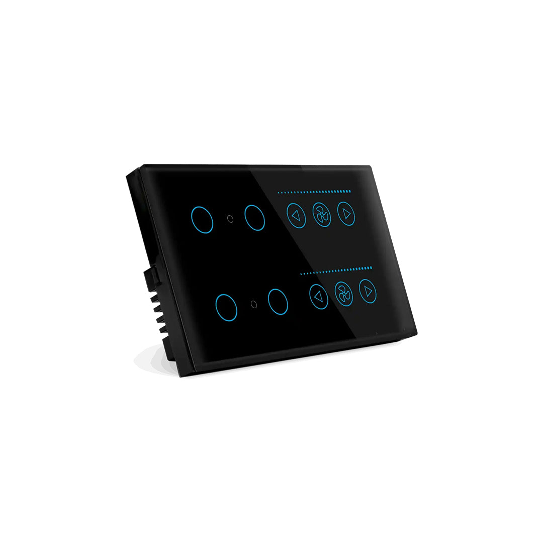 4 Gang +2 fan Smart Sensor Crystal Switch