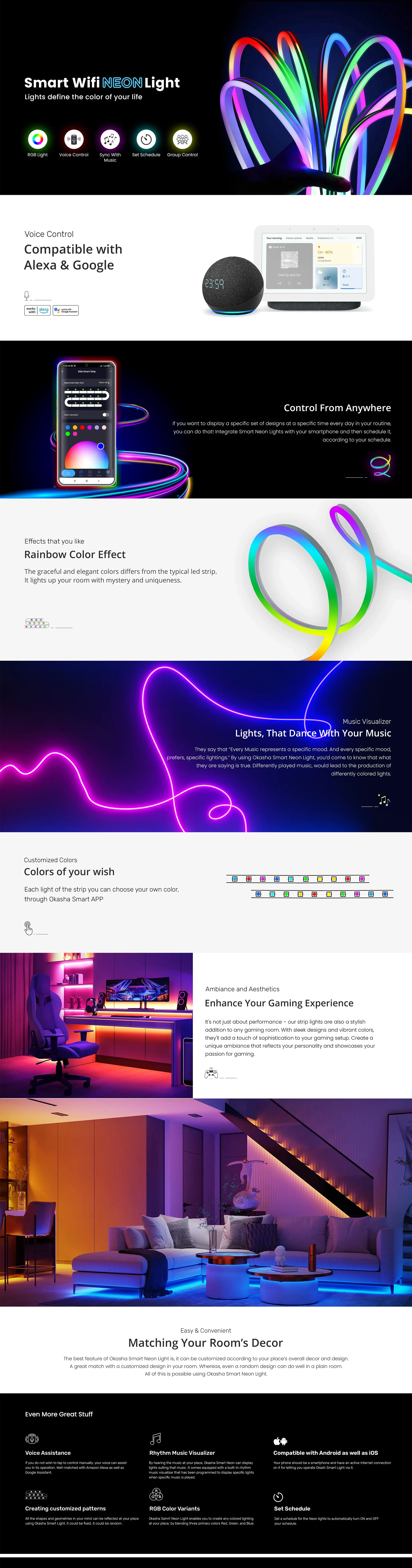 Neon Light (5M Wifi) 12V